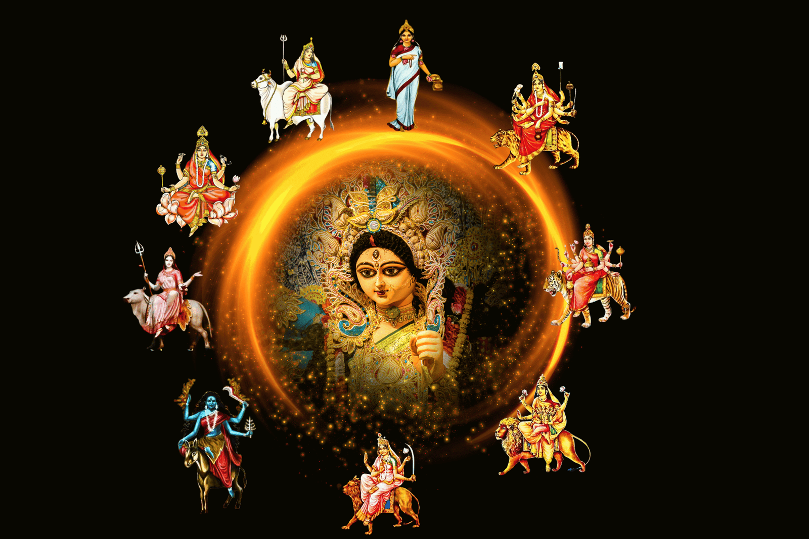 Nine forms of Maa Durga